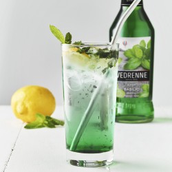 SPARKLING BASIL LEMONADE